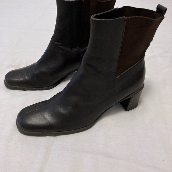 AEROSOLES Shoes - Aerosoles, Leather brown booties, size 7 1/2, excellent condition